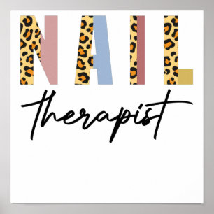 Poster Nail Therapist Nail Salon Nail Tech Nail