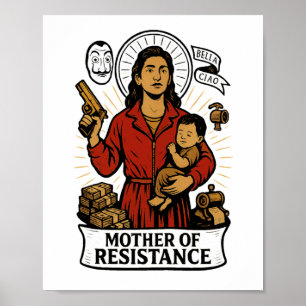 Poster Nairobi - Mãe da Resistência - La Casa de Papel F