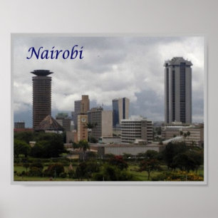 Poster Nairobi - Quénia - Panorama -
