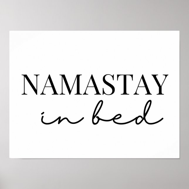 Poster namaste na cama (Frente)