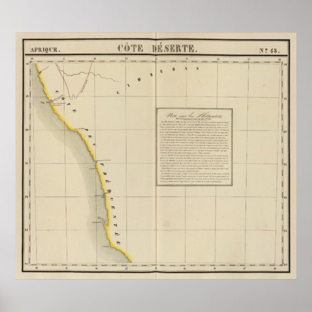 Póster Namíbia, África 48 (Frente)