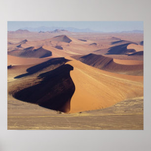 Poster Namíbia, Parque Namib-Naukluft. Vista aérea de