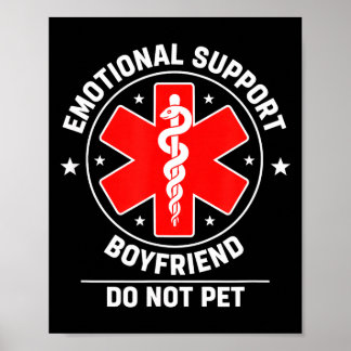 Poster Namorado Fofo de Apoio Emocional Não