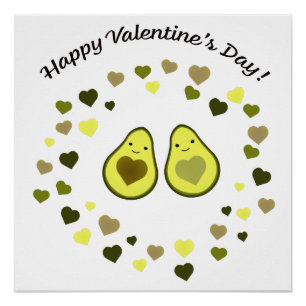 Póster Namorados Avocado