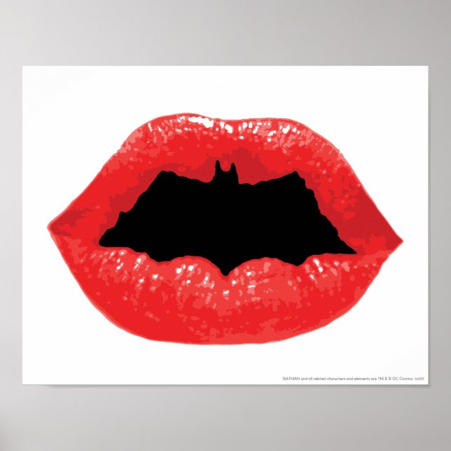 Poster Namorados Batman | LÁBIOS (Frente)