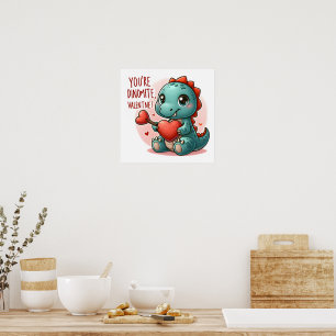 Poster Namorados Dinomite, Dinossauro Bonito