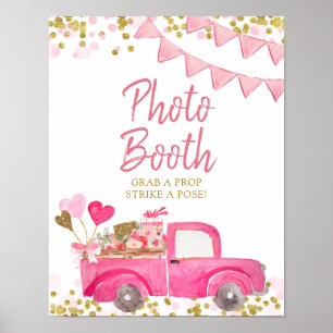 Poster Namorados Truck Sweetheart Photo Booth