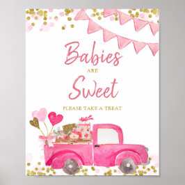 Poster Namorados Truck Sweetheart Por favor faça um trata