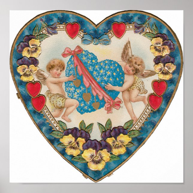 Poster Namorados Vintage (Frente)