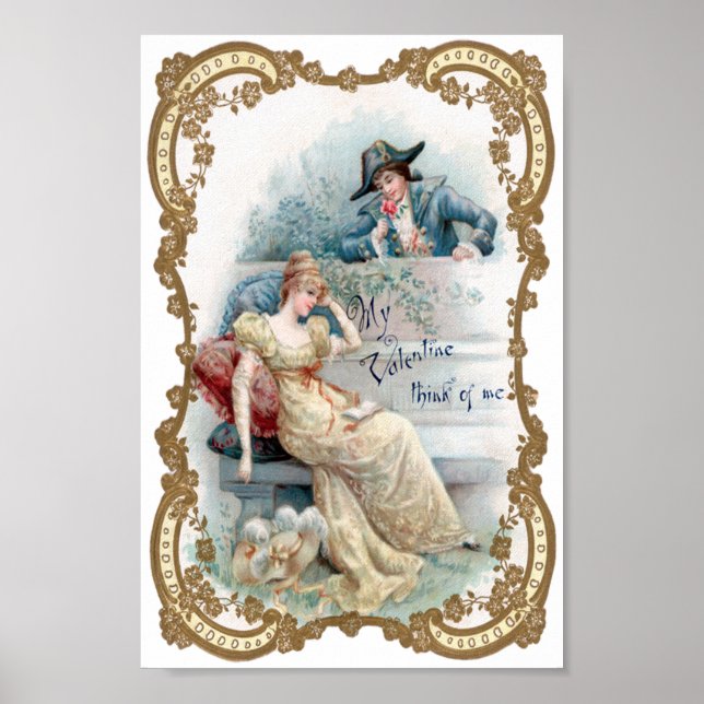 Póster Namorados Vintage (Frente)