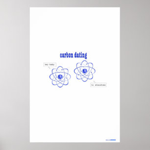 Poster namorando de carbono