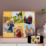Poster Nana, você é a melhor colagem de fotos da avô<br><div class="desc">Poster NANA alegre com suas fotos, nomes e texto personalizados. Esta colagem personalizada de fotos inclui 5 de suas fotos favoritas, enquadradas com bordas brancas e colocadas sobre um fundo amarelo ensolarado. O modelo está configurado para você adicionar suas fotos, assim como seu nome, que está escrito em tipografia de...</div>