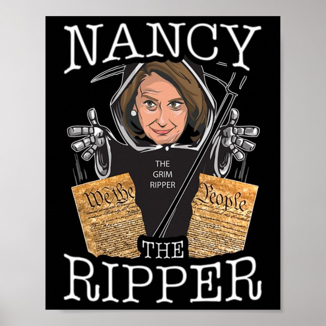 Poster Nancy A Faca Pelosi Rasga A Constituição Pro  (Frente)