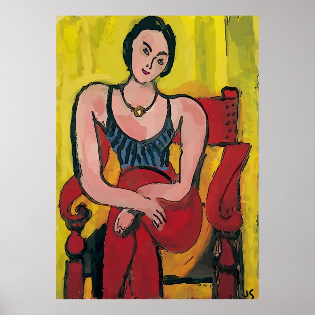 Poster Nancy em Red Cadeira 3 (Frente)