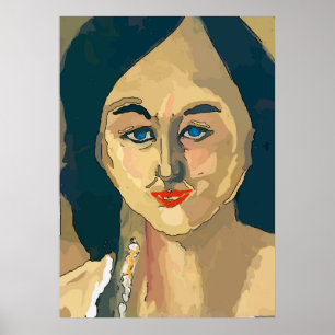 Póster Nancy, Homage to Matisse