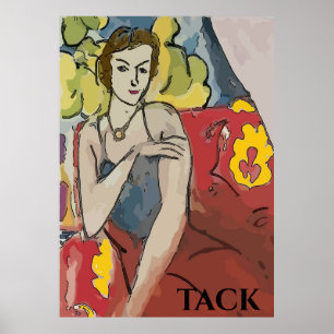 Poster Nancy In Red Cadeira, Obrigados, editar texto