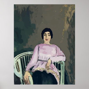 Póster Nancy In White Cadeira