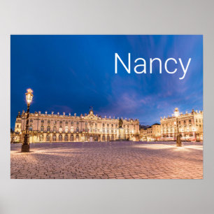 Poster Nancy Place Stanislas Grand Est France Sunset