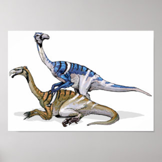 Poster Nanshiungosaurus - Carteira do Dinossauro Cretáceo
