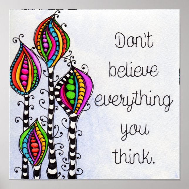 Poster Não acredite em tudo (Frente)