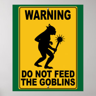 Póster Não alimente os Goblins
