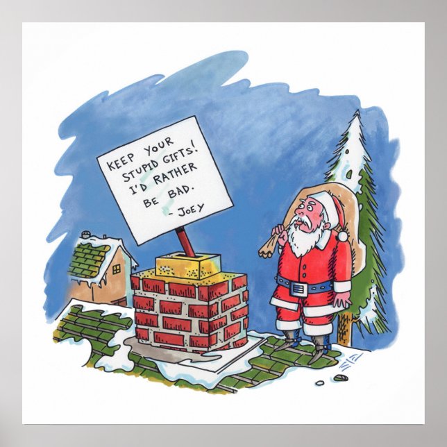 Poster Não aos Papais noeis compatíveis (Frente)