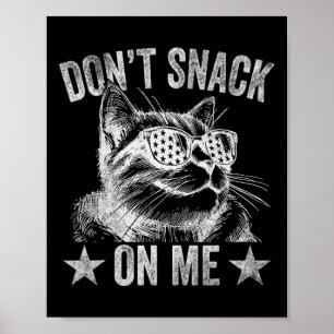 Poster Não brinque comigo Gato 1