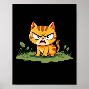 Poster Não brinque comigo, Gato Engraçado Debate Trump Qu