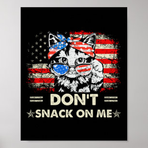 Poster Não brinque comigo, Patriótico Gato, Política Sarc
