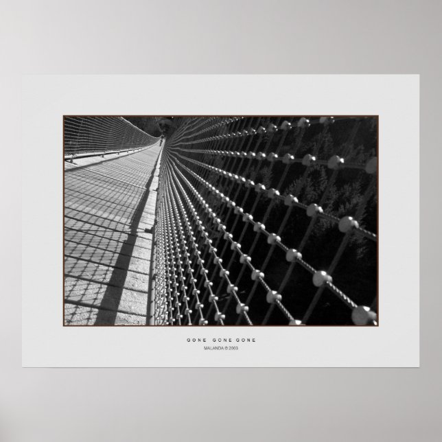 Póster NÃO cair - desapareceu (Frente)