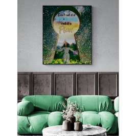 Póster Não Chame Isso de Sonho, Chame de Plano