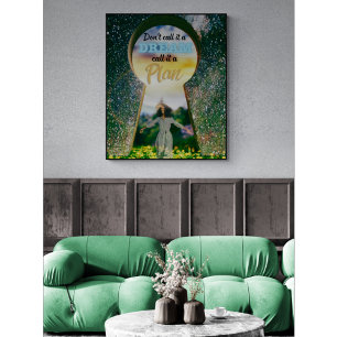 Póster Não Chame Isso de Sonho, Chame de Plano