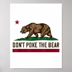 Poster Não Chupa o Urso Engraçado