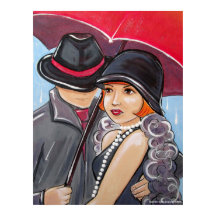 Não Chuva no meu desfile - Flapper de 1920