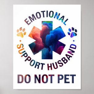 Poster Não Coloque o suporte emocional em marido
