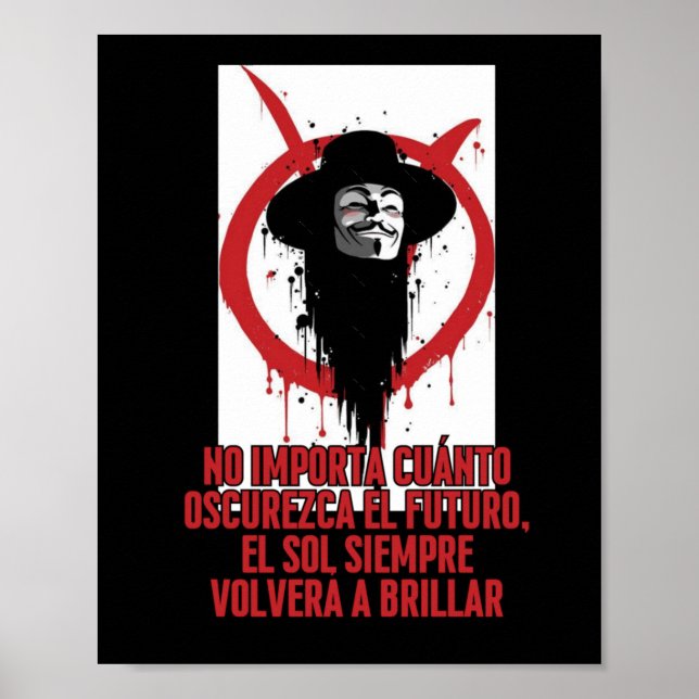 Poster Não Como O Futuro Escuro Fica (Frente)
