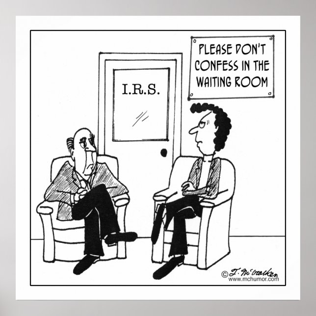 Póster Não Confesse Na Sala De Espera (Frente)