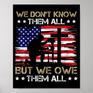 Poster Não Conhecemos Mas Devemos Memorial Day