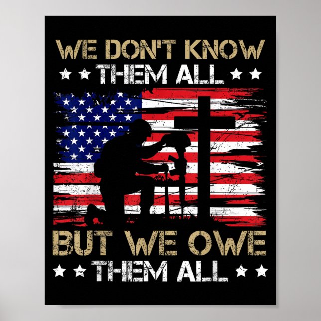 Poster Não Conhecemos Mas Devemos Memorial Day (Frente)