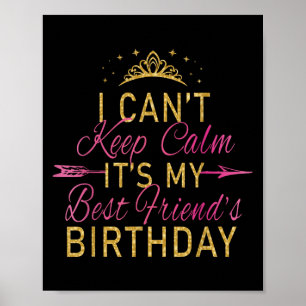 Poster Não consigo ficar calmo É a Festa de aniversário d