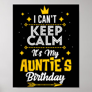 Poster Não consigo ficar calmo É a Festa de aniversário d
