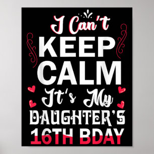 Poster Não consigo ficar calmo É o 16º aniversário da min