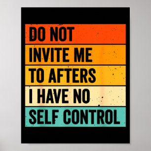 Poster Não Convide Afters Sem Eu