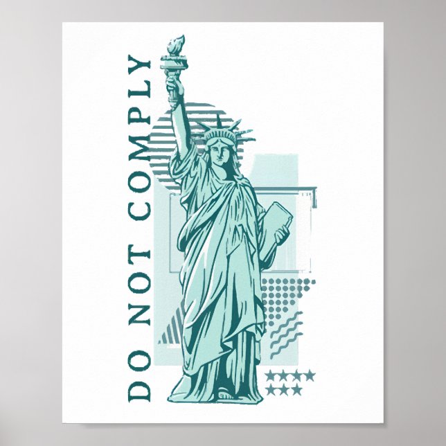Poster Não cumprir (Frente)