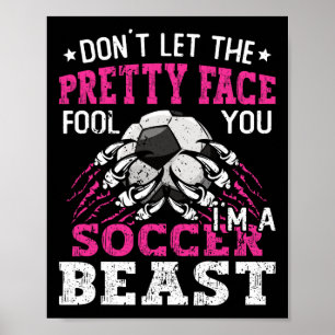 Poster Não Deixe a Cara Bonita Enganar Você Mulheres Meni