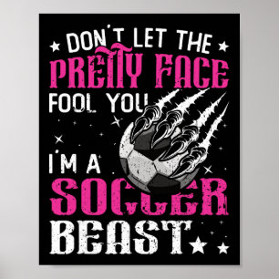 Poster Não Deixe a Cara Bonita Enganar Você Mulheres Meni
