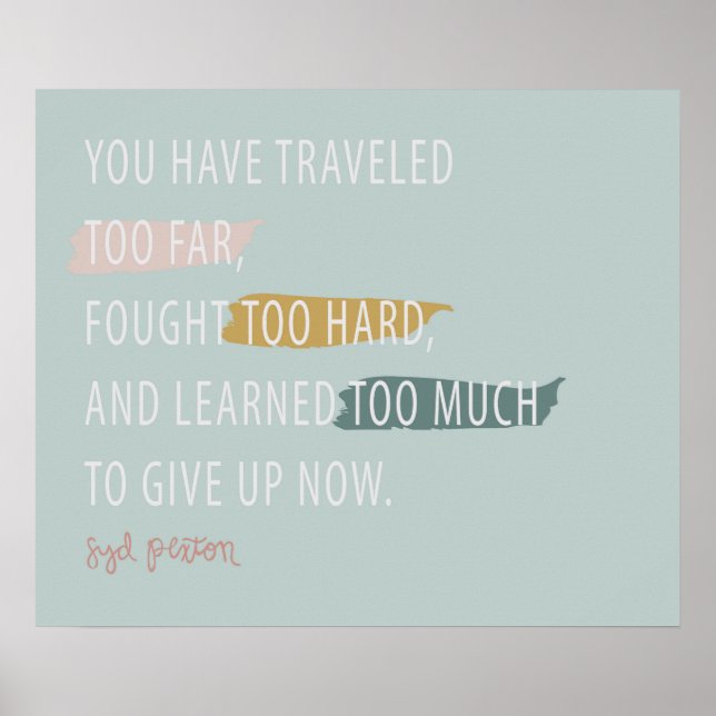 Poster Não desista (Frente)