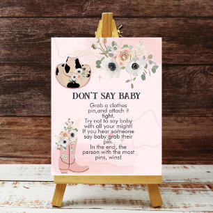 Poster Não digas que a menina ocidental Rodeo