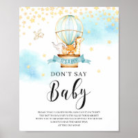 Não digas que os animais de balões de ar quente as