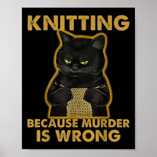 Poster Não é açucaramento se é Yarn Knitting Lover Knit